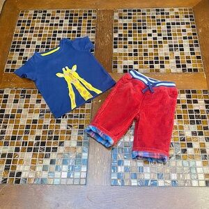 Baby Boden Peekaboo Giraffe Set